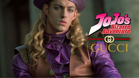 jjba x Gucci collection